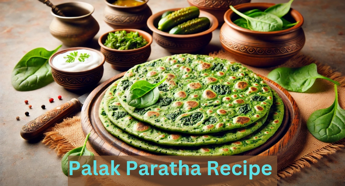 Palak Paratha Recipe 