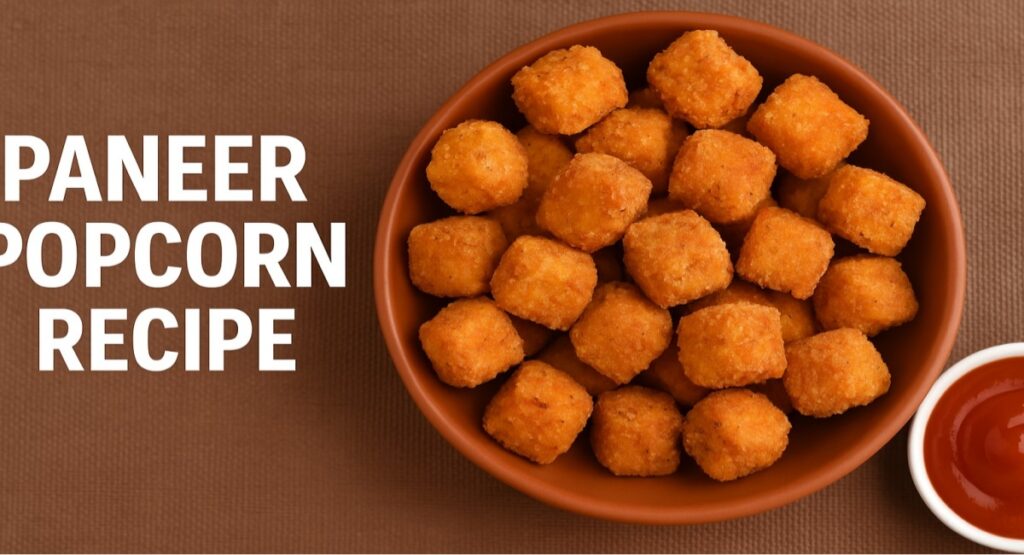 Paneer Popcorn Recipe