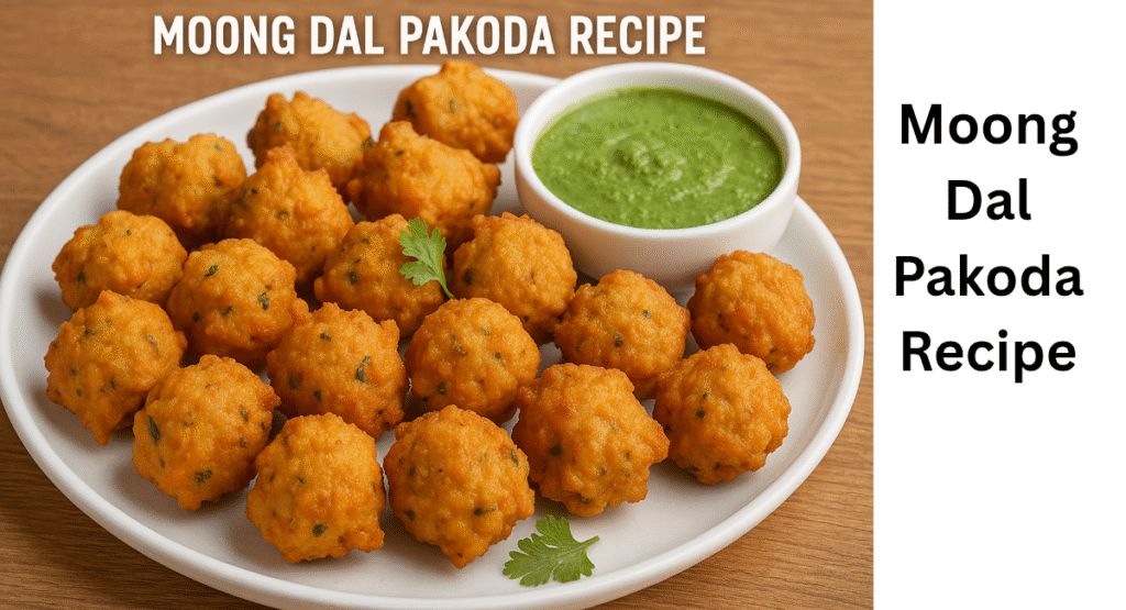 Moong Dal Pakoda Recipe