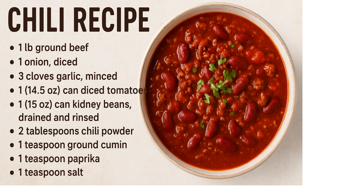 Chili Recipe 